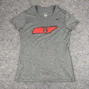 Nike Dri Fit Nashville Sounds Baseball T-Shirt Tee Gray Womens Small S
